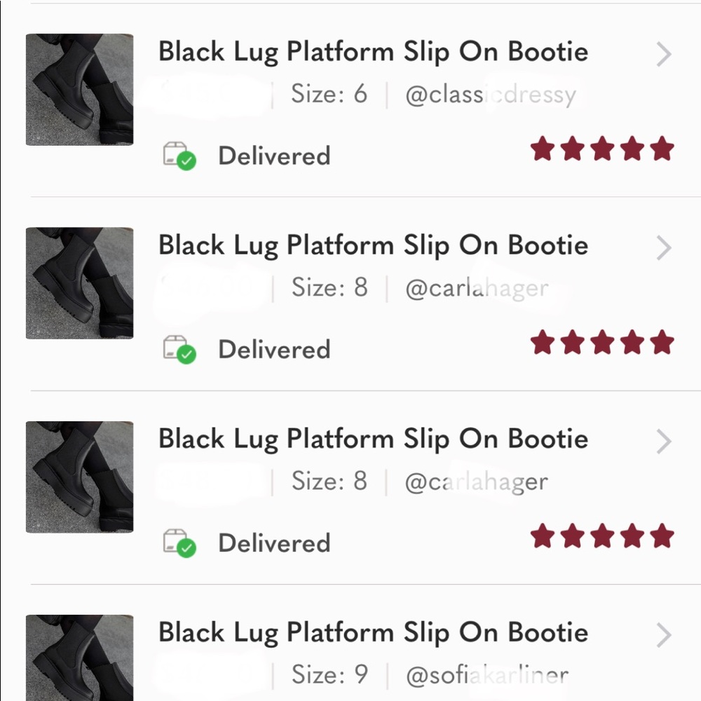 Black Lug Platform Slip On Bootie - Picture 8 of 9
